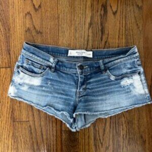 Abercrombie Micromini Jean Shorts